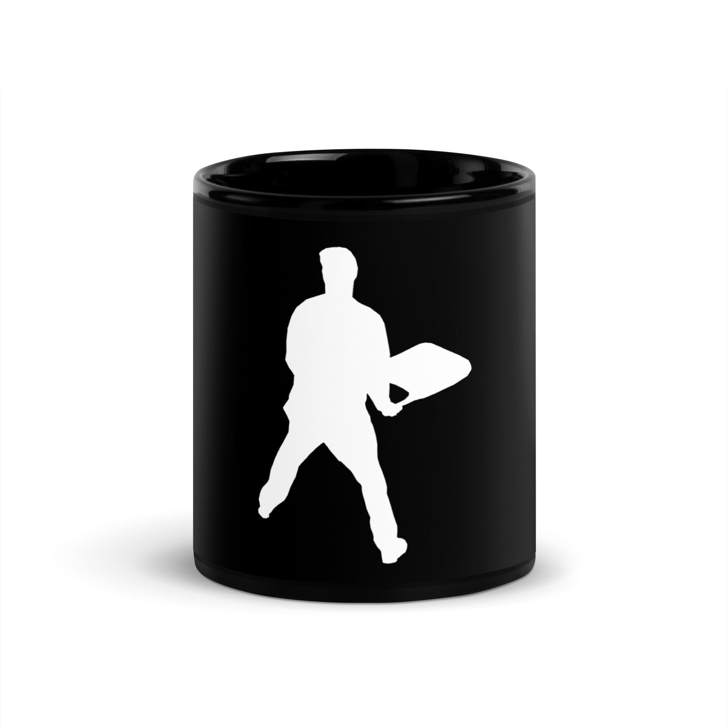 Chairman Logo Black Glossy Mug