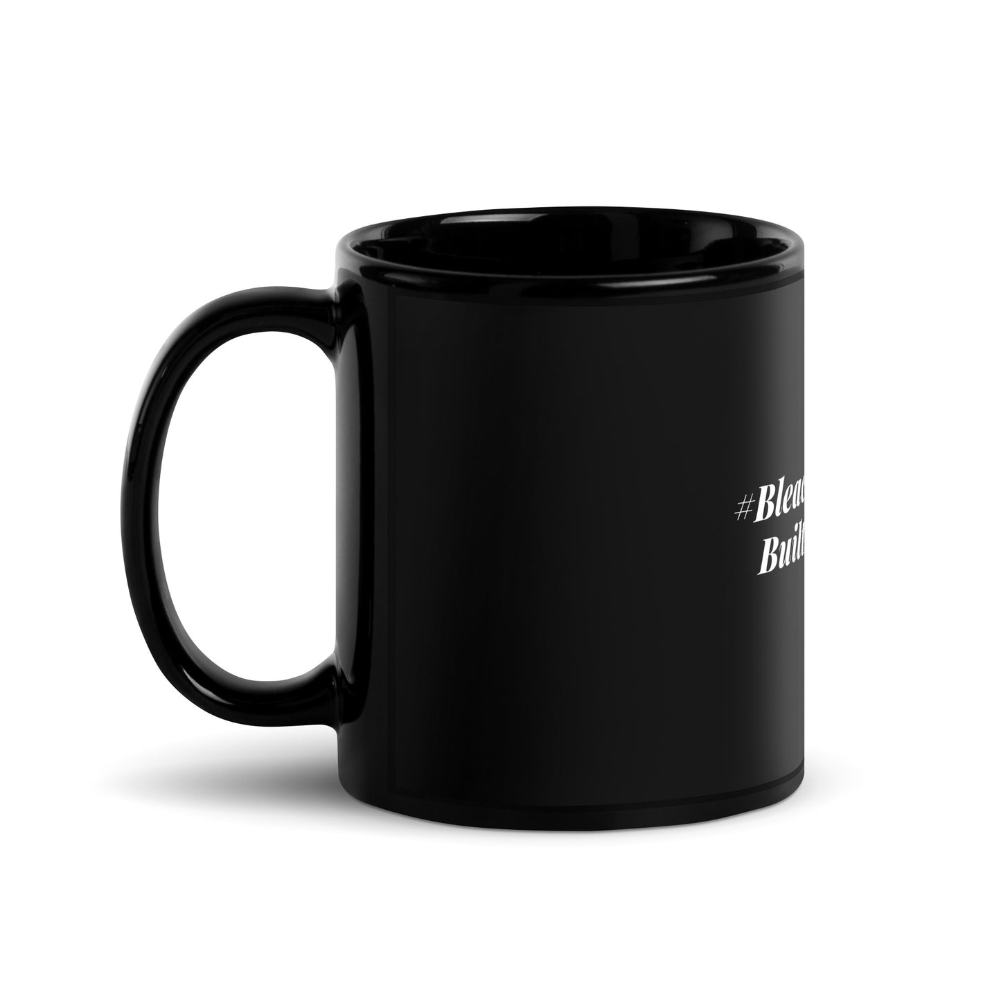 6 B's Hashtag Black Glossy Mug