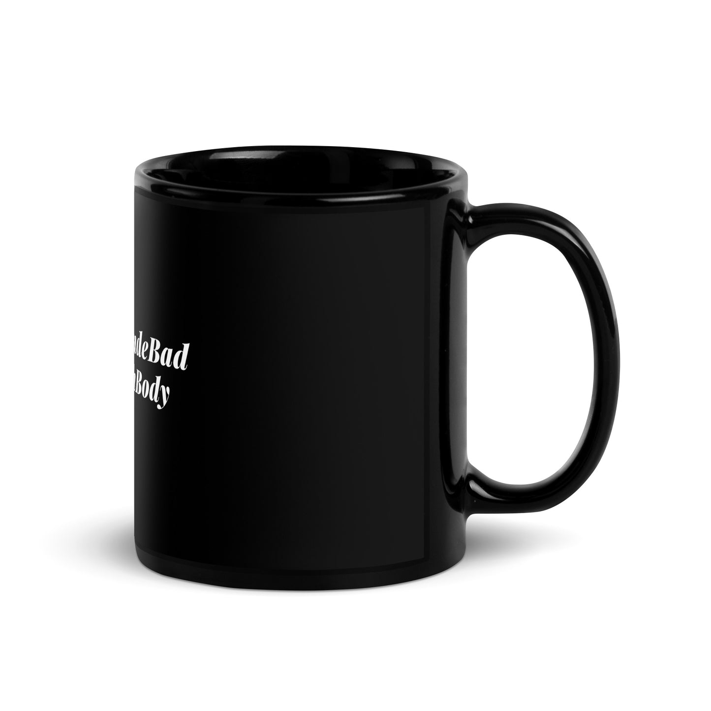 6 B's Hashtag Black Glossy Mug