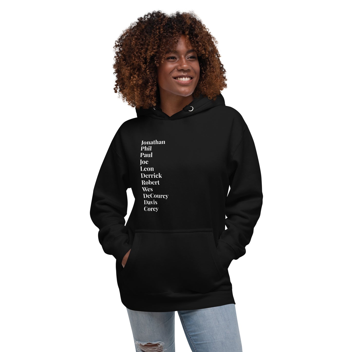 Black TV Male Unisex Hoodie