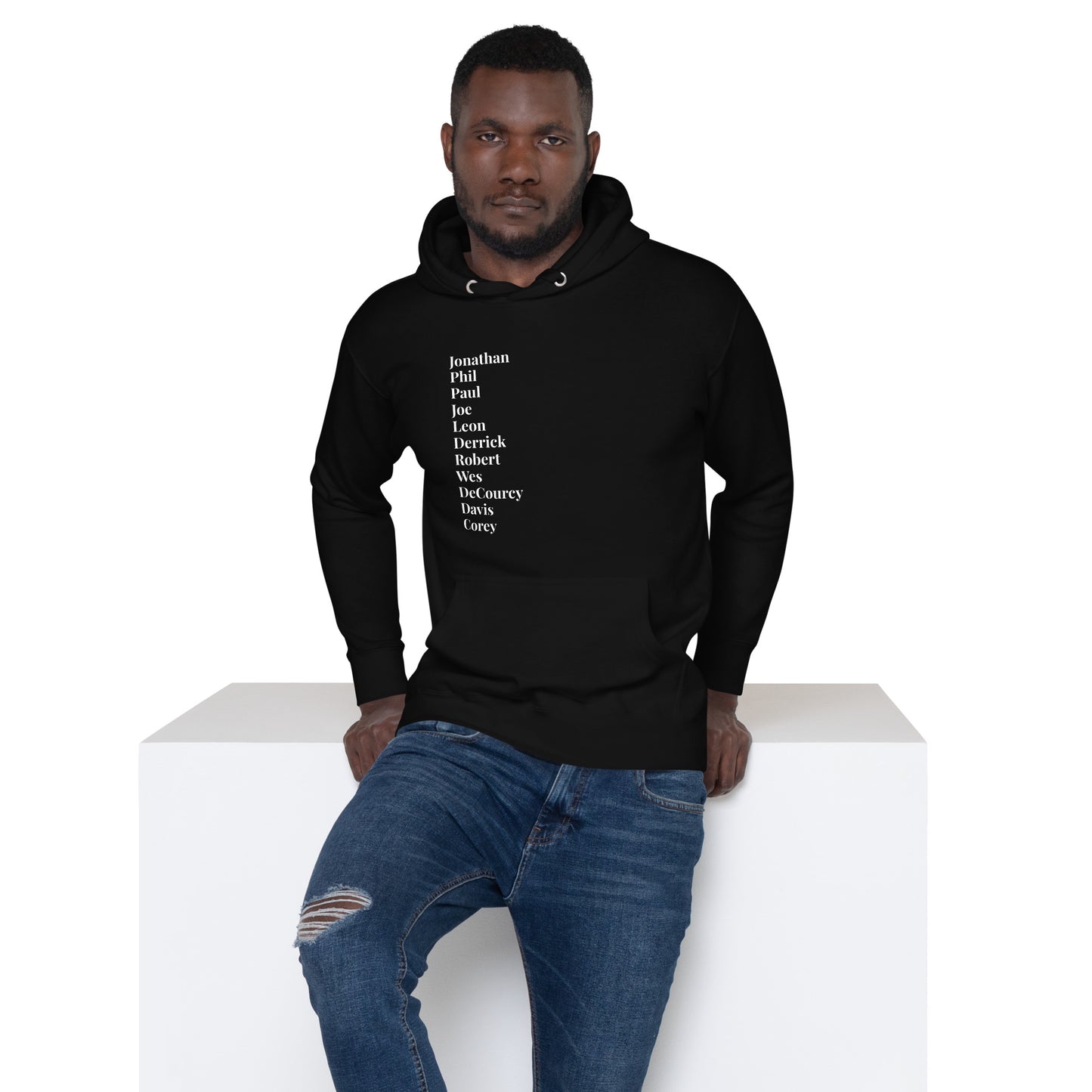 Black TV Male Unisex Hoodie