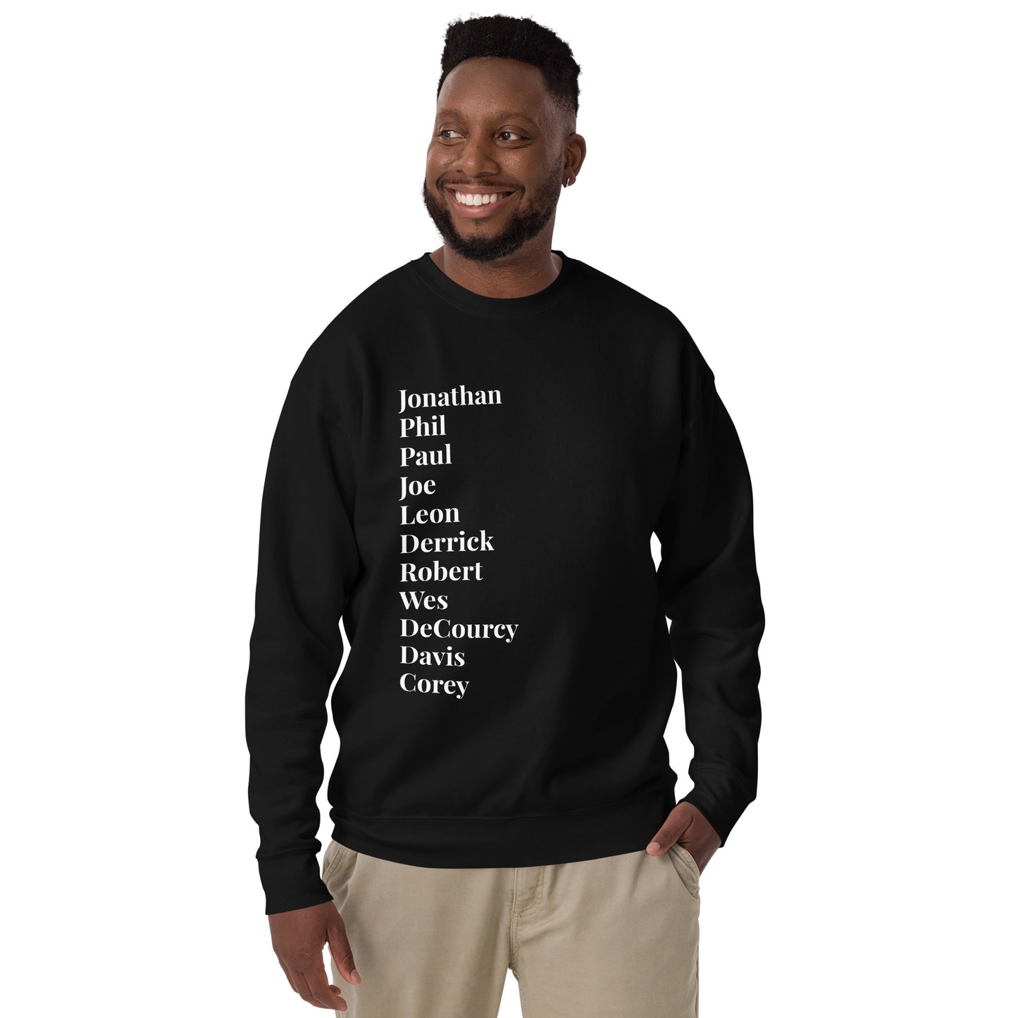 Black Male TV Lawyer Unisex Premium Sweatshirt