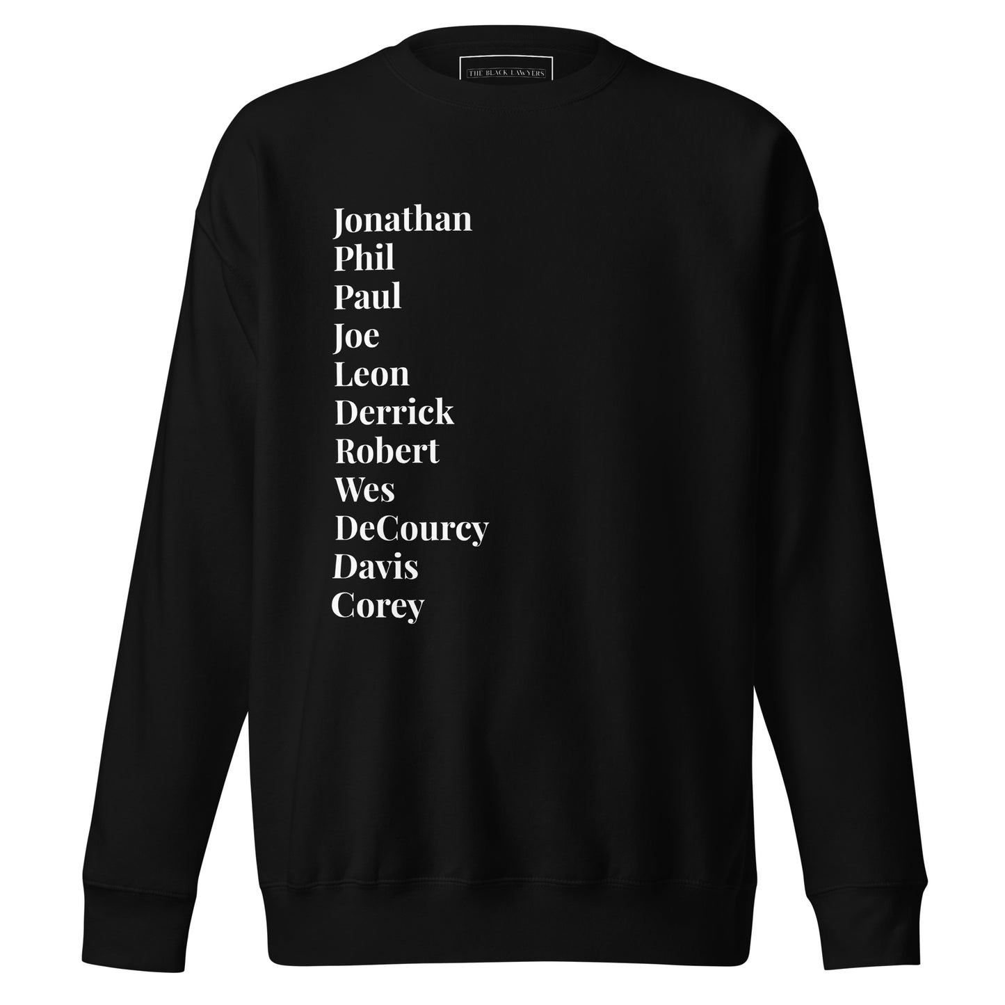 Black Male TV Lawyer Unisex Premium Sweatshirt